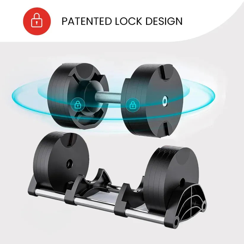 Digital Adjustable Dumbbells 5-80LB | Smart Control for Anytime Fitness(single)