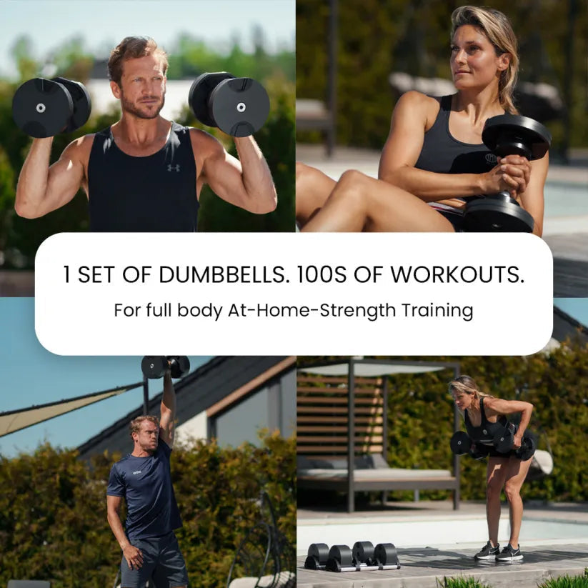 Digital Adjustable Dumbbells 5-80LB | Smart Control for Anytime Fitness(single)